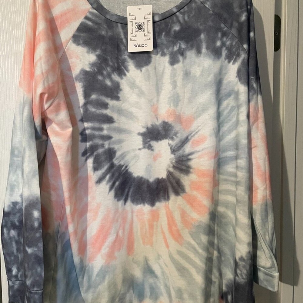 BASICO TIE DYED TOP - XL - NEW WITH TAGS